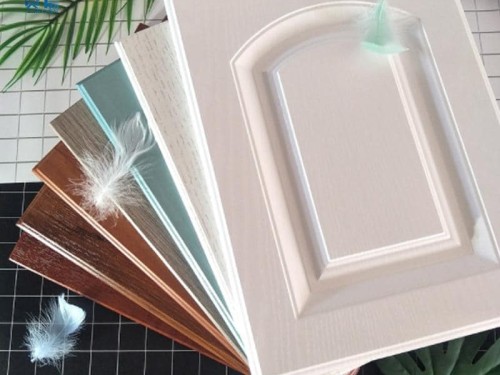 免噴膠膜吸塑美式實(shí)木櫥柜板廚房衣柜專用